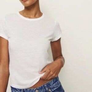 Reformation basic white tee